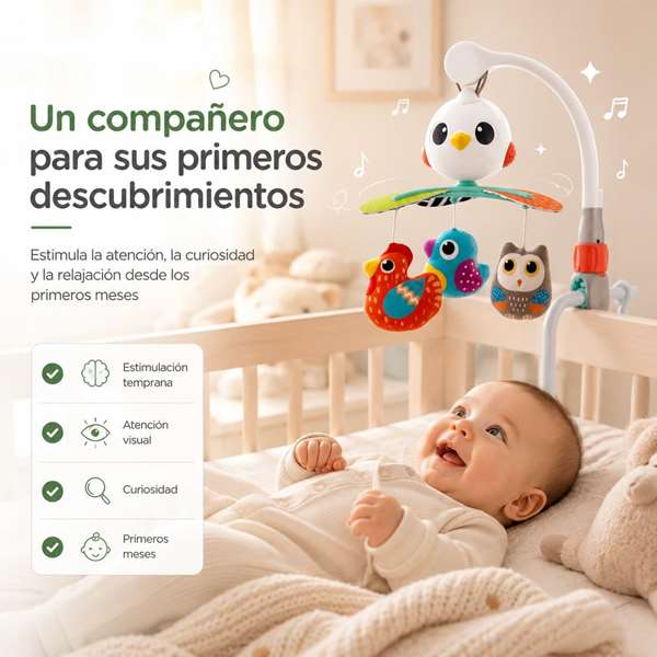 Hola Mobile Musical Pajaritos avec 10 Chansons et Lumières