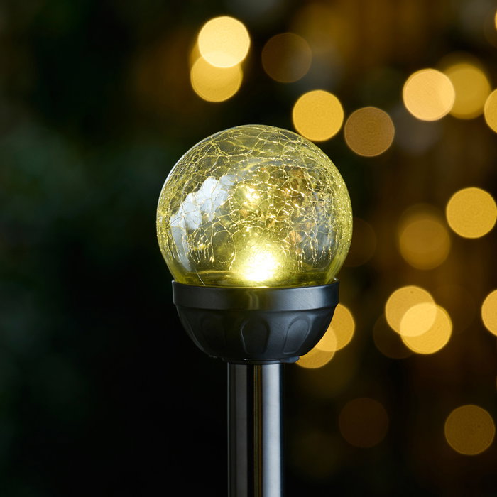 Outfit Lampe solaire en acier inoxydable (D.8 cm H.34 cm)