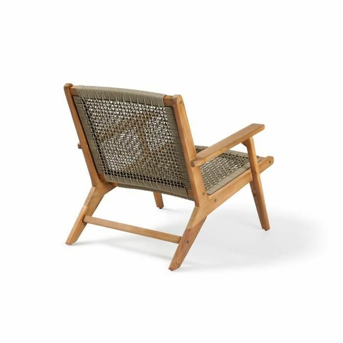 No Name Fauteuil de jardin bas MERIDA Vert Kaki
