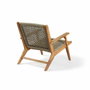 No Name Fauteuil de jardin bas MERIDA Vert Kaki