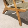 No Name Fauteuil de jardin bas MERIDA Vert Kaki