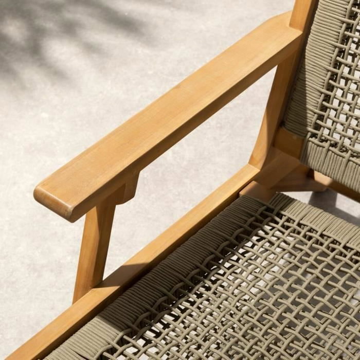 No Name Fauteuil de jardin bas MERIDA Vert Kaki