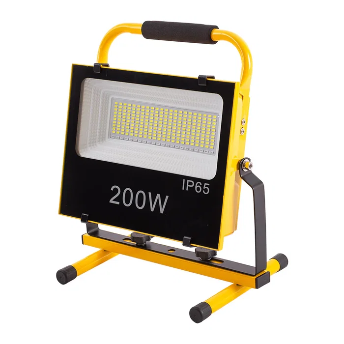 Projecteur LED Solaire 200W 6500K avec Télécommande [WR-KFL-E-200W]