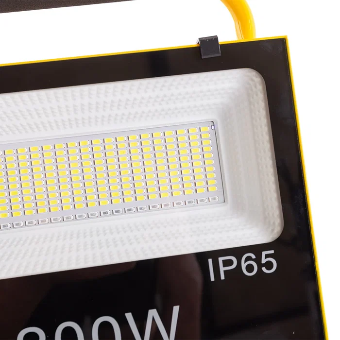 Proyector LED Solar 200W 6500K Blanc avec télécommande et panneau 6V/12W