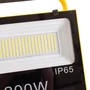 Proyector LED Solar 200W 6500K Blanc avec télécommande et panneau 6V/12W