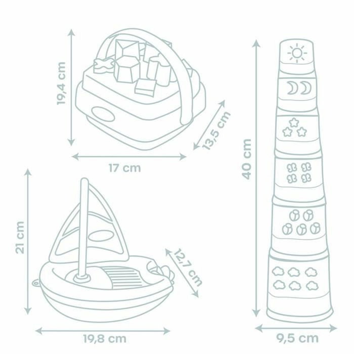 Smoby Coffret éveil et bain Little Smoby - 3 jeux Smoby Coffret éveil et bain Little Smoby - 3 jeux
