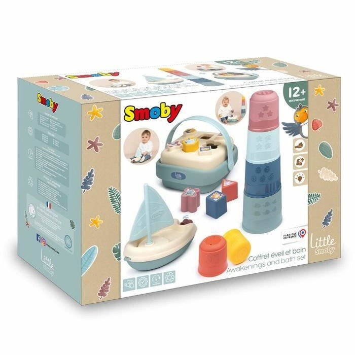 Smoby Coffret éveil et bain Little Smoby - 3 jeux Smoby Coffret éveil et bain Little Smoby - 3 jeux