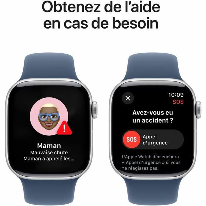 Montre intelligente Apple Series 10 Bleu 1,77"