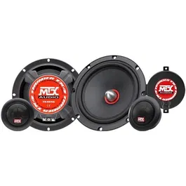 Mtx Audio TX465S - Kit Haut-parleurs voiture 2 voies 16,5 cm (80W RMS) avec woofers en membrane cellulose et tweeters néodyme 25 mm