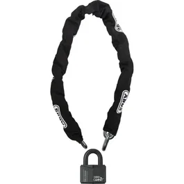 ABUS 37RK/70 14MKS120 - Antivol de chaîne moto 120 cm, maillons 14 mm, double verrouillage, NF + FFMC, livré avec 2 clés