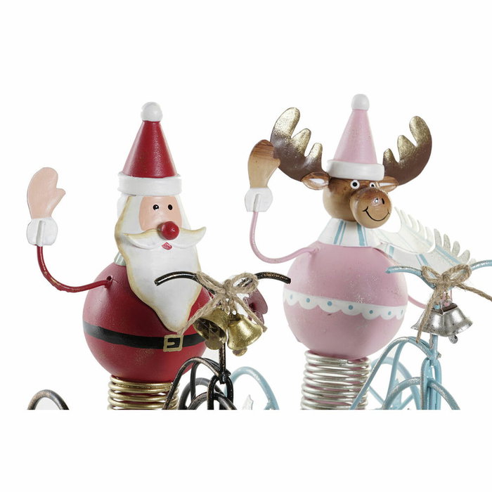 Décorations de Noël DKD Home Decor Métal (2 pcs) (15 x 9 x 19 cm)