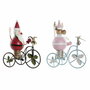 Décorations de Noël DKD Home Decor Métal (2 pcs) (15 x 9 x 19 cm)