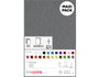 Innspiro Feutre acrylique gris, feuilles 20x30cm x 2mm, lot de 10