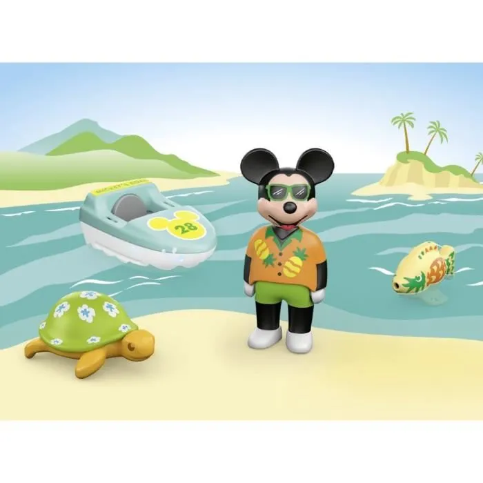 Playmobil Junior 71707 Mickey avec bateau - Jouet de bain qui flotte - Jouet Disney pour enfant dès 12 mois Playmobil Junior 71707 Mickey avec bateau - Jouet de bain qui flotte - Jouet Disney pour enfant dès 12 mois