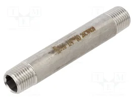 GEBO Connecteur de robinet en acier inoxydable AISI 316L 80mm G 1/4'' ext