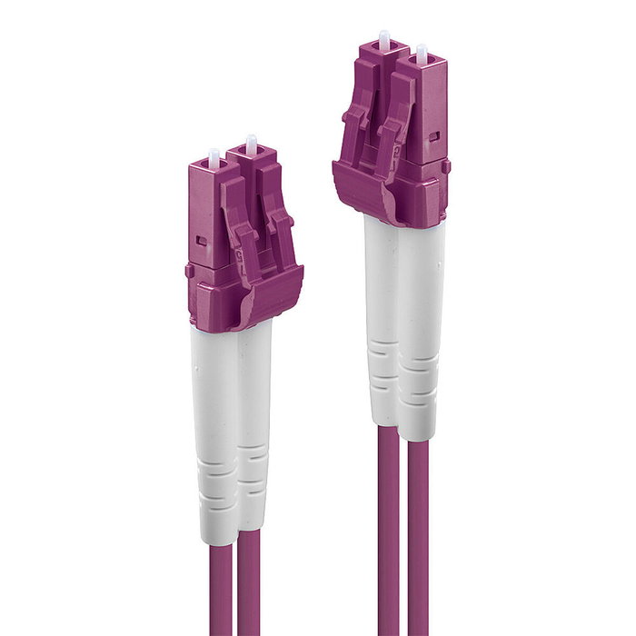 Lindy Fibre Optique Duplex LC/LC OM4, 2m, Rose Lindy Fibre Optique Duplex LC/LC OM4, 2m, Rose