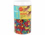 Innspiro Perles en plastique cylindriques Multicolor Opaco 6x4mm, 1400 pièces environ
