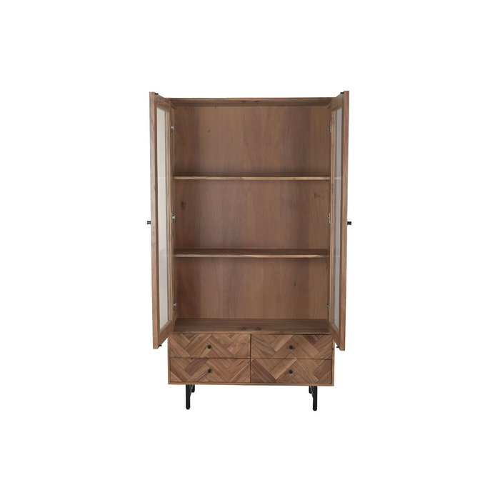 Présentoir Home ESPRIT Verre Acacia 100 x 40 x 185 cm Présentoir Home ESPRIT Verre Acacia 100 x 40 x 185 cm