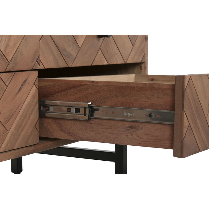 Présentoir Home ESPRIT Verre Acacia 100 x 40 x 185 cm Présentoir Home ESPRIT Verre Acacia 100 x 40 x 185 cm