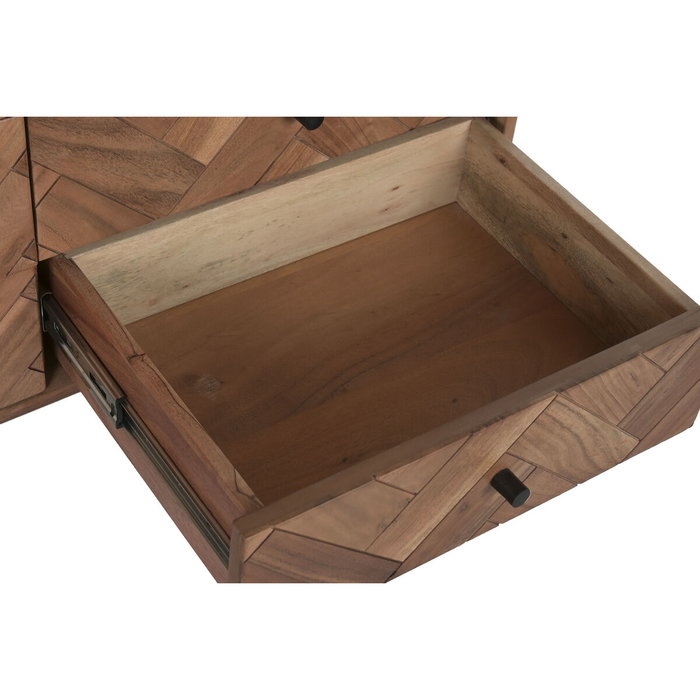 Présentoir Home ESPRIT Verre Acacia 100 x 40 x 185 cm Présentoir Home ESPRIT Verre Acacia 100 x 40 x 185 cm