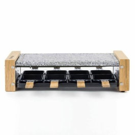 Hkoenig WOD8 Appareil à raclette et grill en bois pour 8 personnes