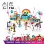 Lego Friends 42661 Soirée Déguisée avec une Licorne et une Fée - Jeu de Construction pour Enfants dès 6 Ans avec 4 Mini-Poupées, Chat et Cheval