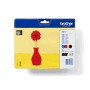 Brother LC-121VALBP Pack de 4 Cartouches d'Encre (Noir, Cyan, Magenta, Jaune)