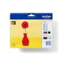 Brother LC-121VALBP Pack de 4 Cartouches d'encre Innobella Noir, Cyan, Magenta, Jaune