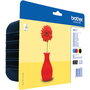 Brother LC-121VALBP Pack de 4 Cartouches d'encre Innobella Noir, Cyan, Magenta, Jaune