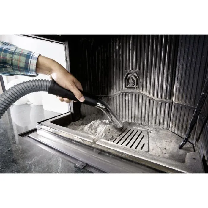 Karcher AD 2 Aspirateur Cendres et Poussières - Appareil 2 en 1 pour Cendres Tièdes et Poussière de Plâtre - Cuve Métal 14 L 600W - 16297110