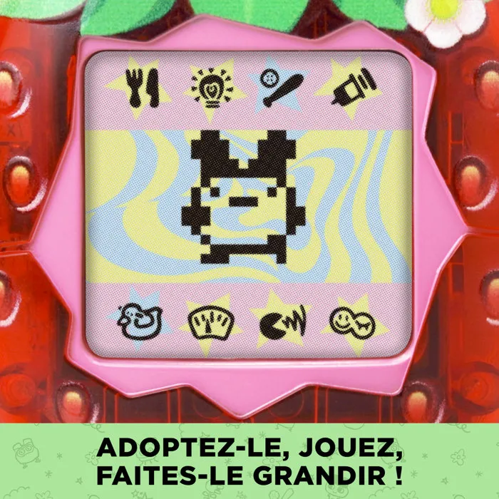 Bandai Tamagotchi Original 42998 - Animal de compagnie virtuel - Theme Fraise Fraiche (Fresh Strawberry)