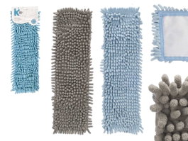 ARTE REGAL Rechange Mop Ver de Terre Bleu + Gris (Lot de 24)