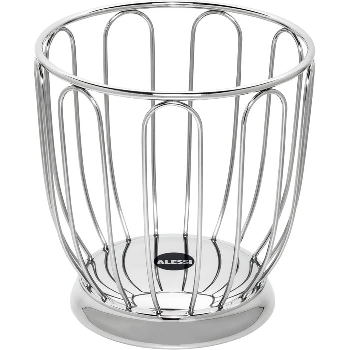 Alessi 370/19 Corbeille à agrumes en acier inoxydable 18/10, 19 cm