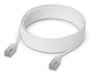 Ubiquiti Premium Cable Ethernet Cat 6A RJ45 blindé tressé 10 GbE PoE++ translucide/blanc longueur 8 m