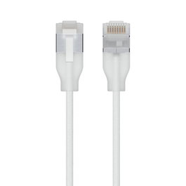 Ubiquiti Premium Cable Ethernet Cat 6A RJ45 blindé tressé 10 GbE PoE++ translucide/blanc longueur 8 m