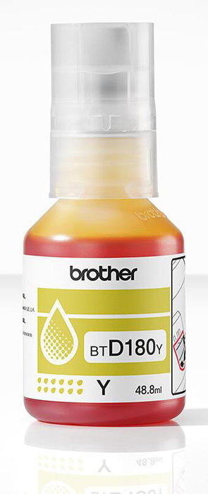 Brother Bouteille d'encre BTD180Y Jaune