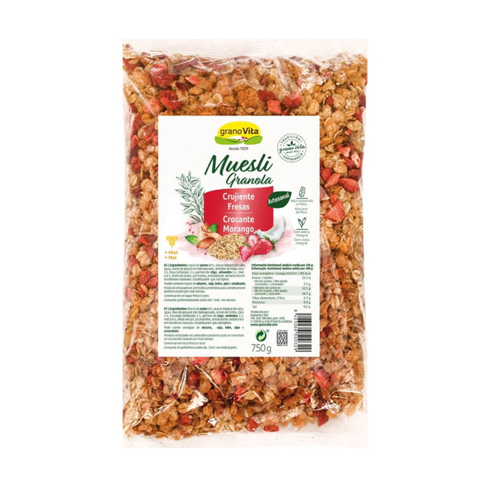 Granovita Muesli Croustillant aux Fraises 750g