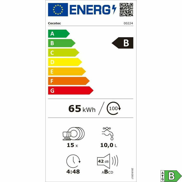 Lave-vaisselle Cecotec Aguazero 6700 Dark B Noir