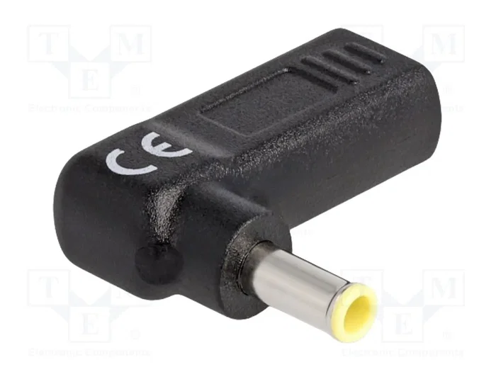 DELOCK Adaptateur USB C vers DC 5,5/3,0 mm, Noir, Angulaire DELOCK Adaptateur USB C vers DC 5,5/3,0 mm, Noir, Angulaire