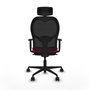 Chaise de Bureau Piqueras y Crespo 1D036N2 Rouge