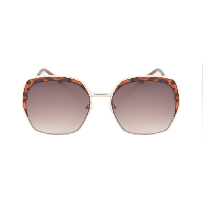 Guess GF0410-5932F Lunettes de soleil Dorées et Marron