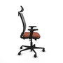 Piqueras Y Crespo Haches Chaise de bureau Marron et Gris avec mécanisme Sincro/Traslack