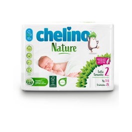 CHELINO Couches Nature Taille T/2 3-6kg, 28 unités