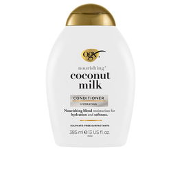 Ogx Revitalisant au Lait de Coco pour Cheveux Secs - Hydratation Intense avec Protéines d'Oeuf et Huile de Coco - 385 ml