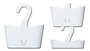 TATAY Panier Standard Multi Blanc 25x9x28 cm