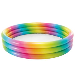 INTEX - Piscine Gonflable pour Enfants avec 3 Ares Multicolores 147 x 33 cm, Capacité 330 Litres