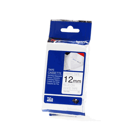 Brother Ruban d'étiquettes TZE-FA3 / TZEFA3 - Encre bleue sur fond blanc