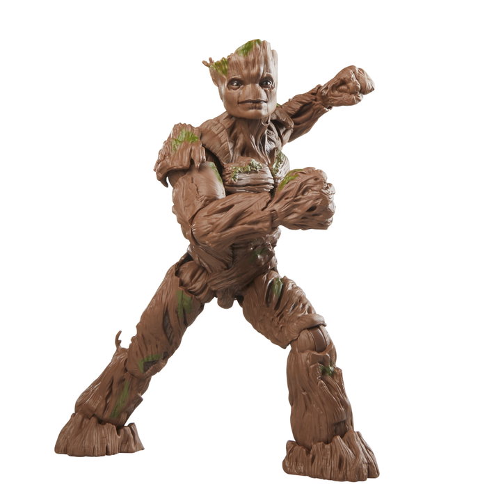 Hasbro Marvel Legends Series Guardianes Figurine Groot adulte avec accessoires