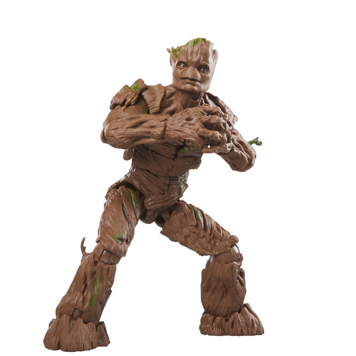 Hasbro Marvel Legends Series Guardianes Figurine Groot adulte avec accessoires