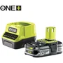 Ryobi RLT1831H25FPK Coupe-Bordures 18V ONE+ Hybride, Ø Coupe 25-30 cm avec Tube Télescopique, Ø Fil 1.6 mm, Batterie 2.5 Ah et Chargeur Rapide Inclus + RAC155